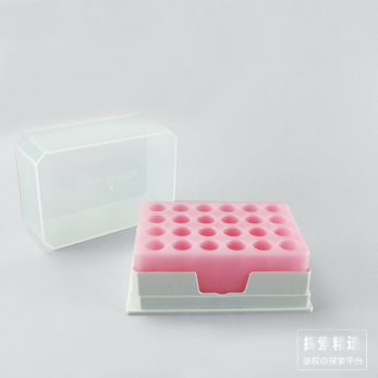 PCR低温指示冰盒 24孔 4℃ 适用于0.5ml、1.5ml、2.0ml离心管|24孔 4℃